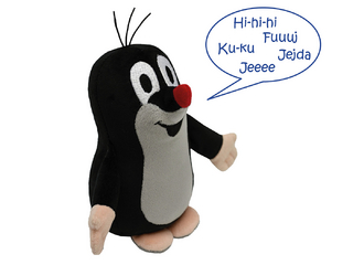 Der kleine Maulwurf Plüsch sprechend 16 cm
