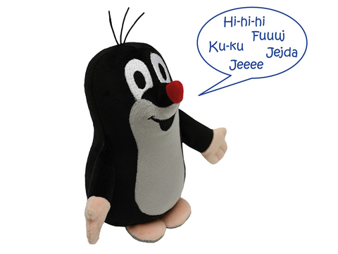 Der kleine Maulwurf Pl&uuml;sch sprechend 16 cm - Zdeněk Miler