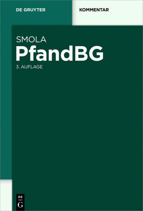 PfandBG - Rainer Smola