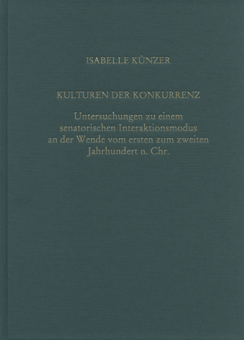 Kulturen der Konkurrenz - Isabelle K&uuml;nzer