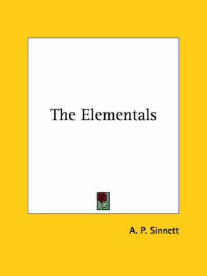 The Elementals - A P Sinnett