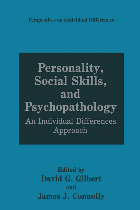 Personality, Social Skills, and Psychopathology - 
