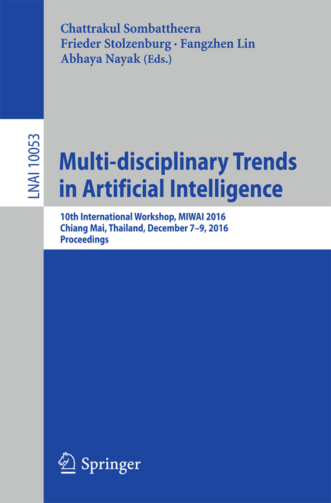 Multi-disciplinary Trends in Artificial Intelligence - 