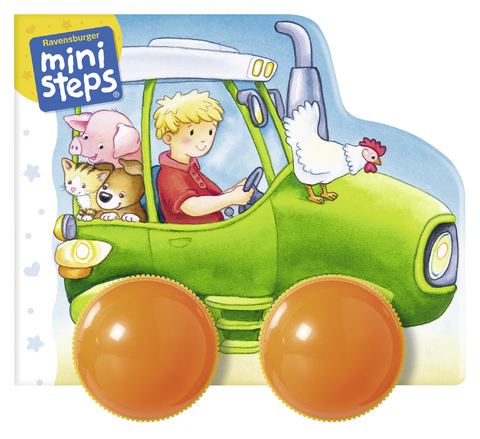 Mein erstes R&auml;der-Rasselbuch: Fahr los, kleiner Traktor! - Sandra Grimm