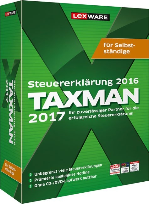 Taxman 2017 f&uuml;r Selbstst&auml;ndige