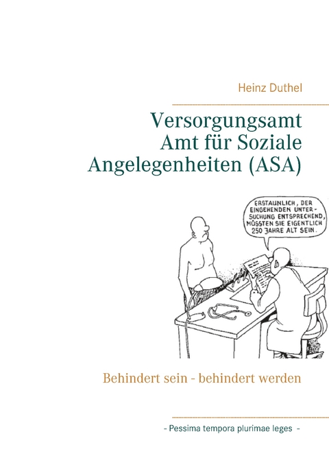Versorgungsamt - Amt f&uuml;r Soziale Angelegenheiten (ASA) - Heinz Duthel