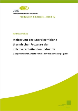 Steigerung der Energieeffizienz thermischer Prozesse der milchverarbeitenden Industrie