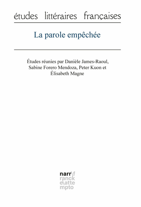 La parole emp&ecirc;ch&eacute;e - 