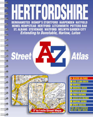 Hertfordshire Street Atlas -  Geographers' A-Z Map Company