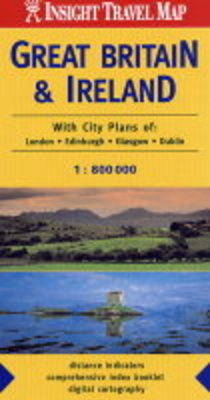 Great Britain and Ireland Insight Travel Map