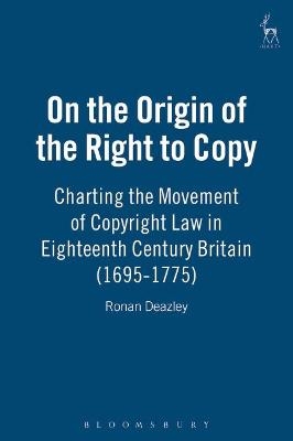On the Origin of the Right to Copy