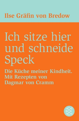 Ich sitze hier und schneide Speck