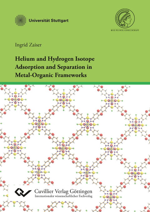 Helium and Hydrogen Isotope Adsorption and Separation in Metal-Organic Frameworks - Ingrid Zaiser