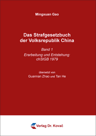 Das Strafgesetzbuch der Volksrepublik China