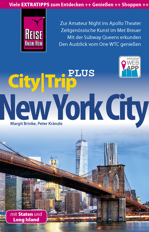 Reise Know-How Reisef&uuml;hrer New York City mit Staten und Long Island (CityTrip PLUS) - Peter Kr&auml;nzle, Margit Brinke
