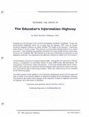 Educators Information Hwy V2 CB