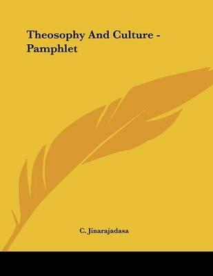 Theosophy And Culture - Pamphlet