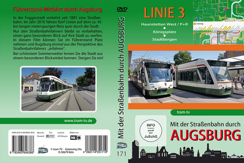 Mit der Straßenbahn durch Augsburg - Linie 3