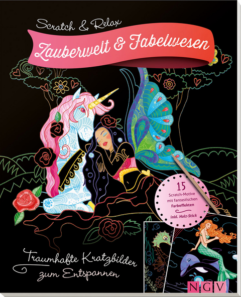 Scratch & Relax: Zauberwelt & Fabelwesen