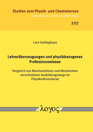 Lehrerüberzeugungen und physikbezogenes Professionswissen. Vergleich von Absolventinnen und Absolventen verschiedener Ausbildungswege im Physikreferendariat