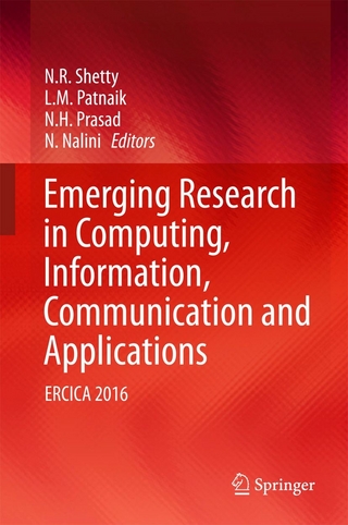 Emerging Research in Computing, Information, Communication and Applications