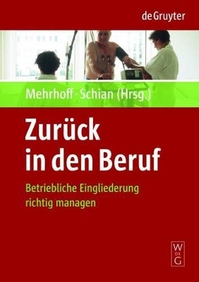 Zur&uuml;ck in den Beruf - Friedrich Mehrhoff, Hans-Martin Schian