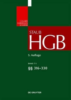 Handelsgesetzbuch / &sect;&sect; 316-330