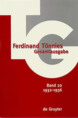 Gesamtausgabe (TG) / 1932-1936