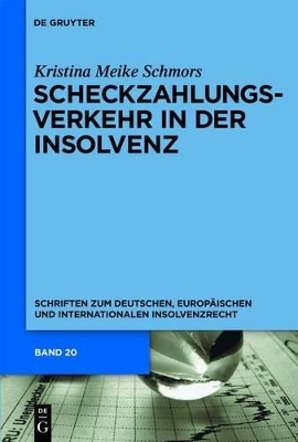Scheckzahlungsverkehr in der Insolvenz