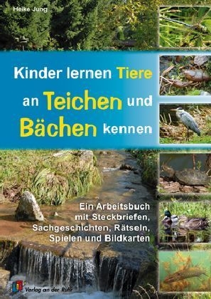 Kinder lernen Tiere an Teichen und Bächen kennen