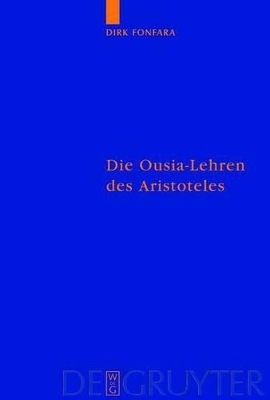 Die Ousia-Lehren des Aristoteles