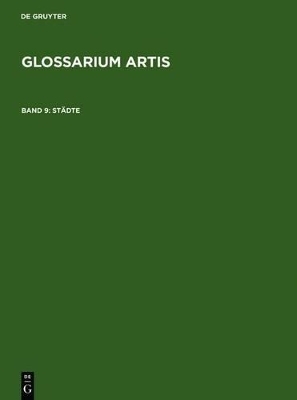 Glossarium Artis / St&auml;dte / Villes / Towns - 