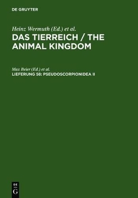 Das Tierreich / The Animal Kingdom / Pseudoscorpionidea II - 