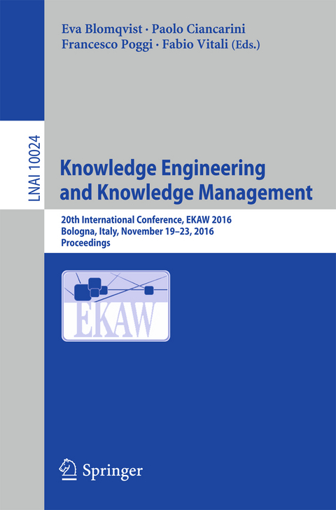 Knowledge Engineering and Knowledge Management - 