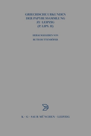 Griechische Urkunden der Papyrussammlung zu Leipzig