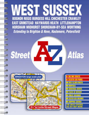 West Sussex Street Atlas -  Geographers' A-Z Map Company