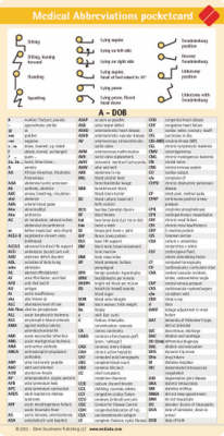 Medical Abbreviations Pocketcard Set -  Borm Bruckmeier Publishing