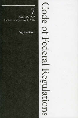 CFR 900-999 (Agricultural Marketing Service) - 