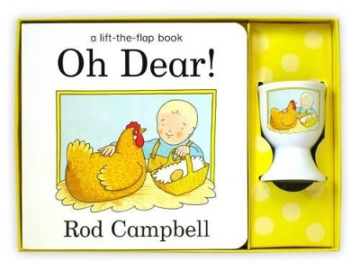 Oh Dear! Book and Egg Cup Pack - Rod Campbell