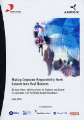 Making Corporate Responsibility Work