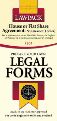 House or Flat Share Agreement Non-resident Owner