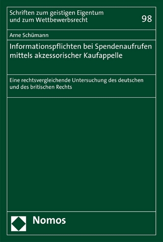 Informationspflichten bei Spendenaufrufen mittels akzessorischer Kaufappelle