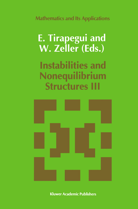 Instabilities and Nonequilibrium Structures III - 