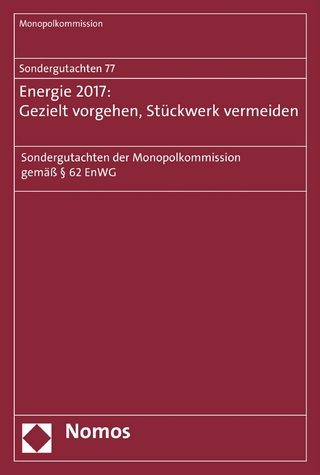 Sondergutachten 76: Bahn 2017: Wettbewerbspolitische Baustellen