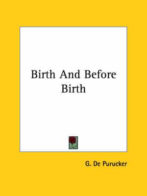 Birth And Before Birth