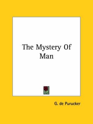 The Mystery Of Man