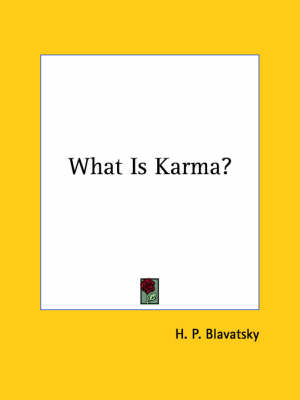 What Is Karma?