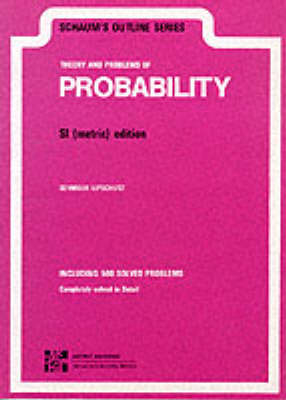 PROBABILITY SCHAUM O/L SI ED - Pending Out of Print