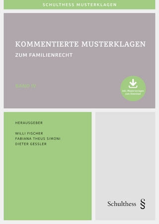 Kommentierte Musterklagen zum Familienrecht
