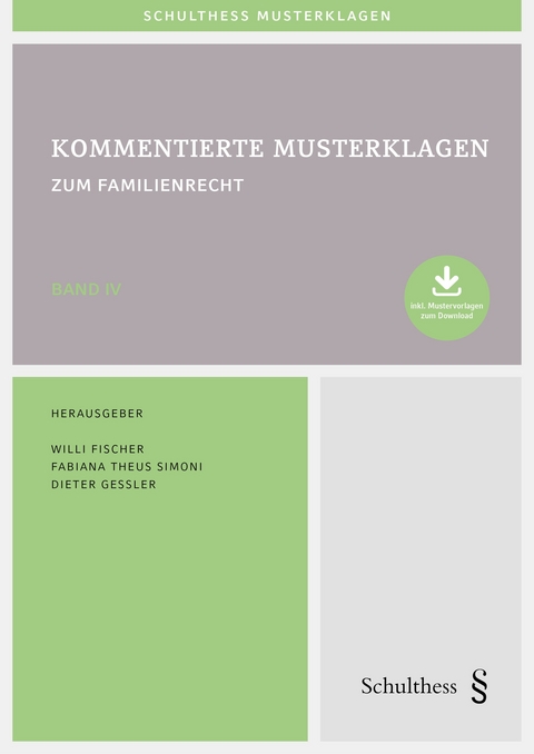Kommentierte Musterklagen zum Familienrecht - 